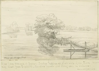 Burton-upon-Trent – Trent folyó: toll- és tusrajz, nd [1799-1854] (rajz)