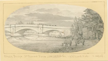 Wolseley-híd: toll- és mosórajz, nd [1799-1854] (rajz)