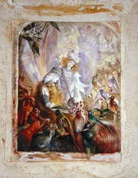 A koncert (akvarell, papír)