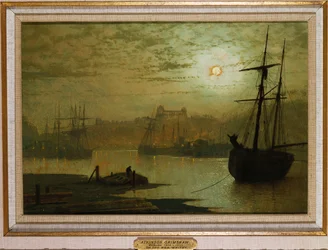 Az Esk-n, Whitby, 1877