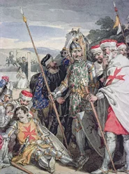 Sir Walter Scott Ivanhoe-ja: Sir Brian de Bois-Guilbert halála