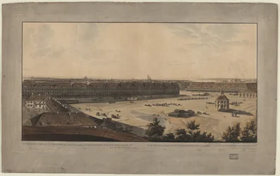 Panorámás kilátás Szentpétervárra, 1805 és 1807 között