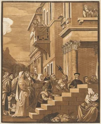 Szűzanya bemutatása a templomban (Középpanel)