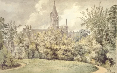 A Krisztus-templom székesegyháza a dékáni kertből, 1775. június 10
