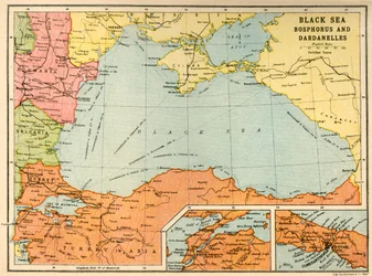Fekete-tenger: Boszporusz és Dardanellák, kb. 1914, kb. 1920
