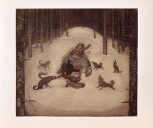 John Bauer, Troll és farkasok