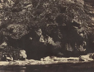 Bank of the Rhumel, Konstantin közelében, Algéria, kb. 1855-56.