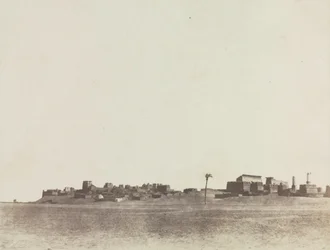 Luxor látképe, 1854.