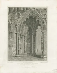 Lichfield katedrális – West Door: metszet, és [c 1820]