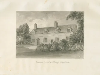 Aldridge Gimnázium: szépia rajz, 1847