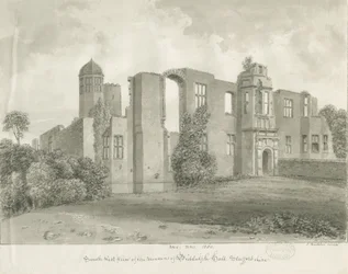 Biddulph Hall (régi): szépia rajz