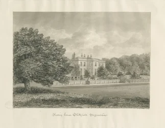 Blithfield - Rectory: szépia rajz