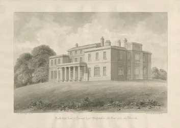 Canwell Hall: szépia rajz