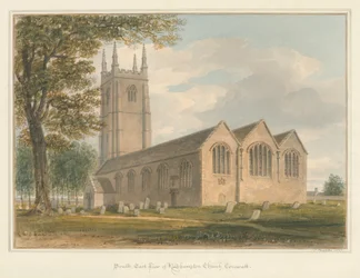 Cornwall – Kilkhampton Church, 1827