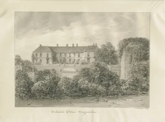 Eccleshall „Castle”: szépia rajz