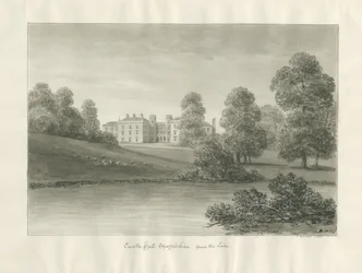 Enville Hall: szépia rajz
