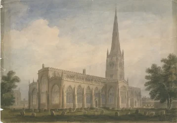 Nottinghamshire – Newark templom, 1809
