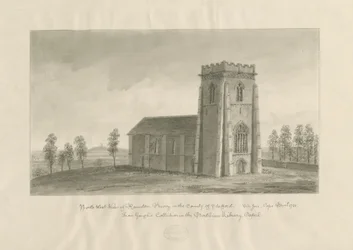 Ranton Abbey [Priory]: szépia rajz, nd [1770-1851] (rajz)
