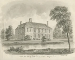 Stone - Aston Hall: szépia rajz