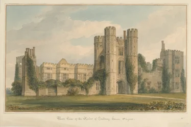 Sussex – Cowdray-ház, 1825