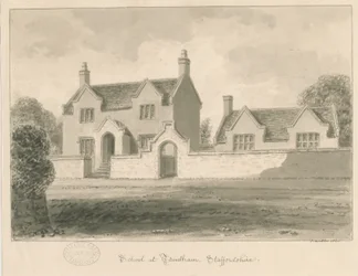 Trentham Iskola: szépia mosás rajza, 1840