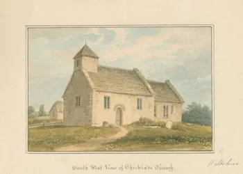 Wiltshire – Chicklade templom, 1817