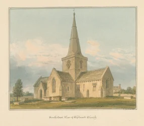 Wiltshire – Chilmark templom, 1814