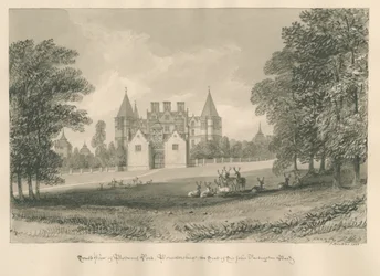 Worcestershire – Westwood Park: szépia rajz, 1833