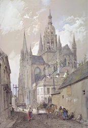 Bayeux-i katedrális, kilátás délkeletről
