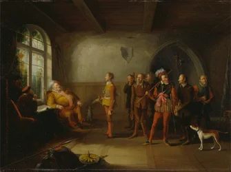 Falstaff és az újoncok, a "IV. Henrik, II. rész"-ből