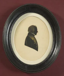 William Fifield, zománcfestő (akvarell papíron)