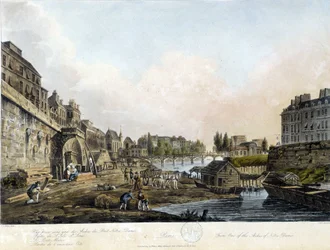 Párizs: Kilátás a Pont Notre-Dame-re – a „Paris vu par J.C. Mats” című kötetben, szerk. Miller, London