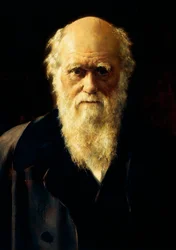 Charles Darwin portréja