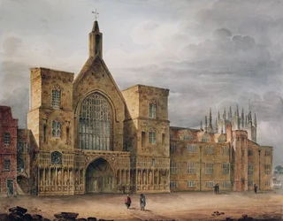 A Westminster Hall bejárata, 1807