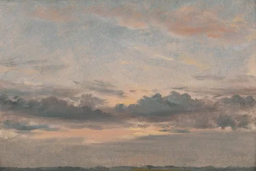 A Cloud Study, Sunset, kb. 1821.