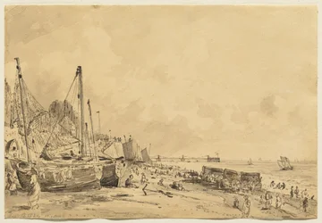 Brighton Beach, Keletre nézve, 1824