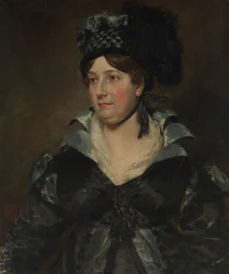 Mrs. James Pulham Sr. Frances Amys, kb. 1766-1856, 1818.