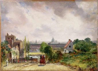 Sir Richard Steele kunyhója, Hampstead, 1832 körül