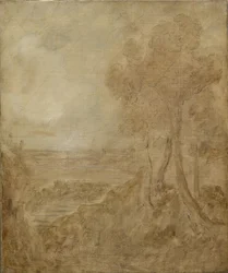 Vázlat a "Dedham Vale"-hez, 1827 körül