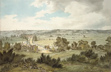 A Stour völgye Stratford St Maryvel Dedham közeléből nézve, 1800 körül