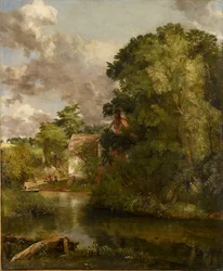 Willy Lott háza a Stour The Valley Farmból, 1816-1818