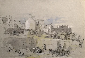 Park Street, Camden Town, 1836-39 körül (ceruzarajz)