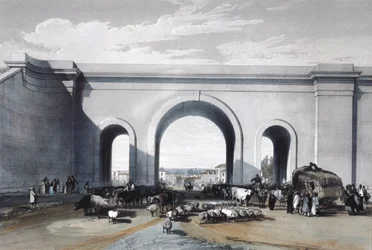Vasúti híd Chippenhamben, Wiltshire, 1846