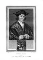 Quentin Matsys, flamand festő, 1825.