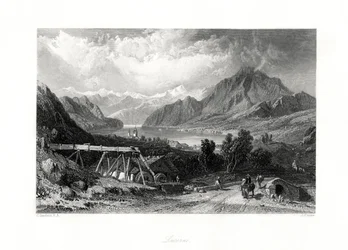 Luzern, Közép-Svájc, XIX