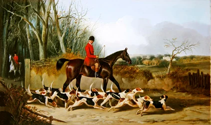 Croxteth Harriers, a Stanfield háta (olaj, vászon)
