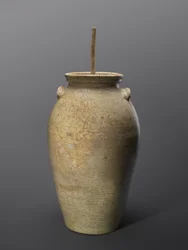 Churn, c. 1850-1883 (lúgos mázas kőedény fával)