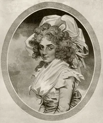 Sarah Siddons, vésett Peltro W. Tomkins, Alfred Whitman „The Print-Collector