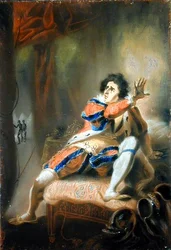 John Philip Kemble (1757-1823) – Shakespeare Richard III (pasztell pergamen)