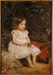 Eveline Lees gyermekkori portréja, 1875